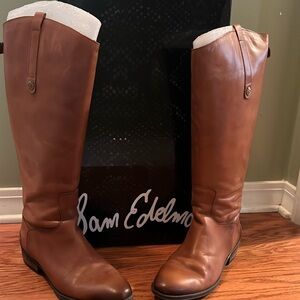Sam Edelman Penny Wide Calf Whiskey Color size 9.5M